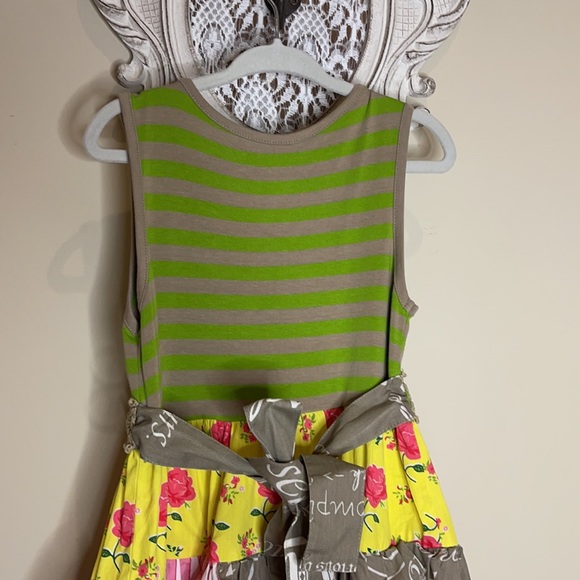 Mustard Pie Layered Flare Dress C-15 - Picture 5 of 7